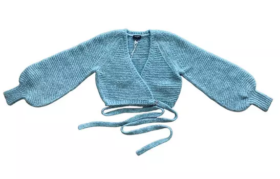 Свитер женский светло-голубой Chanel