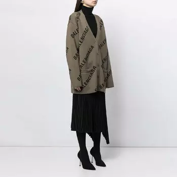 Свитер женский светло-коричневый Balenciaga