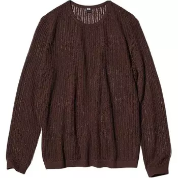 Свитер женский темно-коричневый Uniqlo