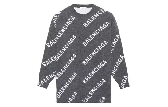 Свитер женский темно-серый Balenciaga