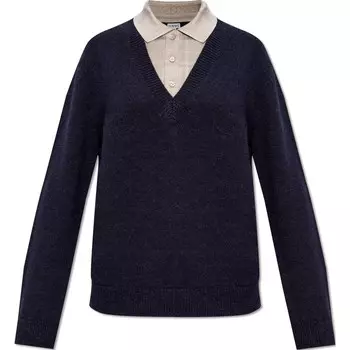 Свитер женский темно-синий Loewe