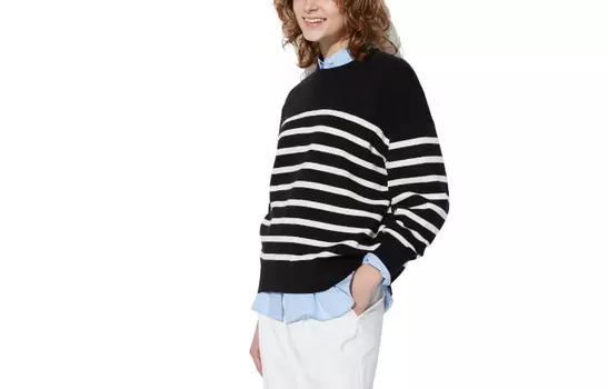 Свитер женский Uniqlo, черный