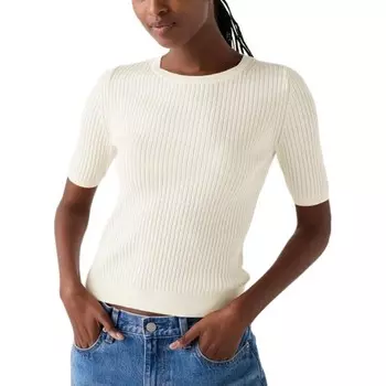 Свитер женский Uniqlo, молочно-белый