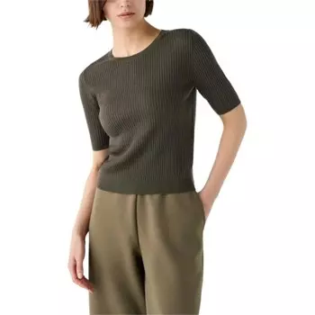 Свитер женский Uniqlo, оливковый