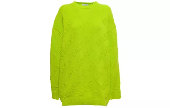 Свитер женский зеленый Balenciaga