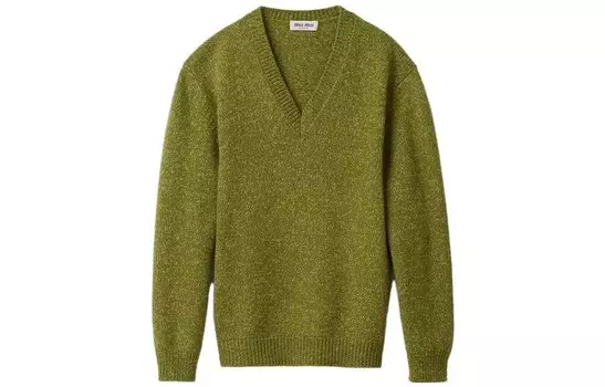 Свитер женский зеленый Miu Miu