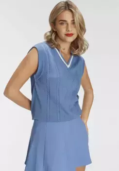 Свитер-жилет AJC, голубой