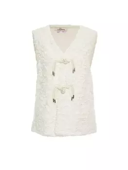 Свитер-жилет aleva, белый