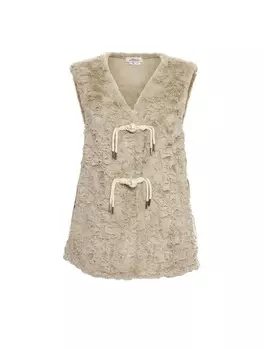 Свитер-жилет aleva, бежевый