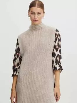 Свитер-Жилет эрилл Ichi, бежевый