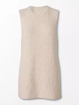 Свитер-жилет Becksndergaard, бежевый