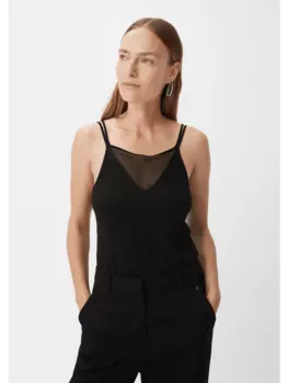 Свитер-жилет comma, черный