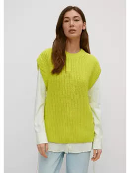 Свитер-жилет comma CI, желтый