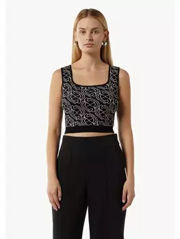 Свитер-жилет comma Strickpullunder keine rmellnge, черный