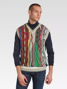 Свитер-Жилет даккордо Carlo Colucci, синий