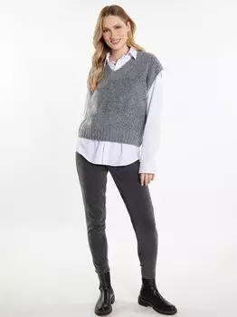 Свитер-Жилет Dreimaster, серый