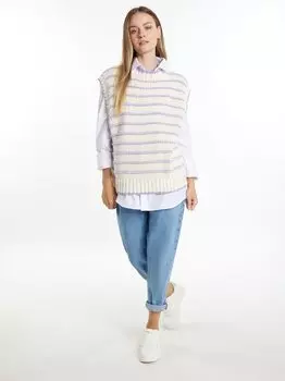 Свитер-Жилет Dreimaster, сиреневый