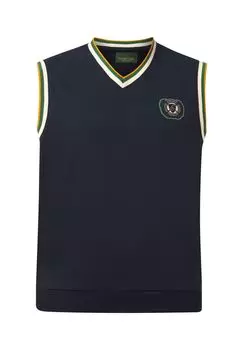 Свитер-жилет EARL NAOMHAM Charles Colby, темно-синий