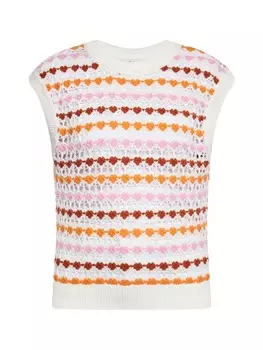 Свитер-жилет ebeeza, цвет orange mehrfarbig