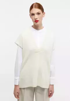 Свитер-жилет Eterna, кремовый