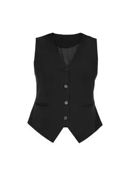 Свитер-жилет faina Vest, черный