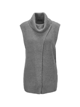 Свитер-жилет GOLDNER, цвет grau/melange