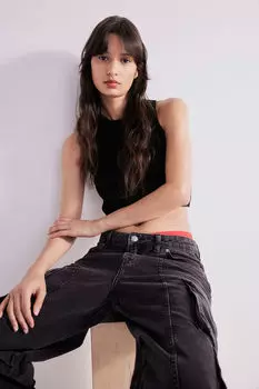 Свитер-жилет H&M, черный