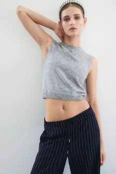 Свитер жилет H&M, серый