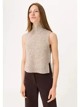 Свитер-жилет Hessnatur, бежевый