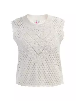 Свитер-жилет IZIA, белый