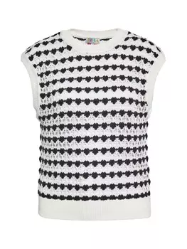Свитер-жилет IZIA, цвет schwarz mehrfarbig