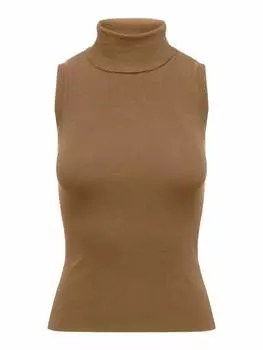 Свитер-жилет JDY, коричневый