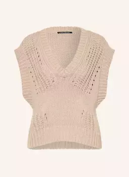 Свитер-жилет Luisa Cerano, бежевый