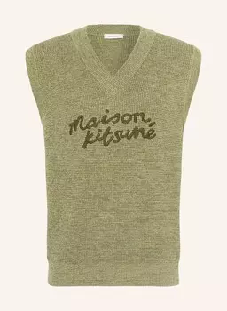 Свитер-Жилет Maison Kitsun, хаки