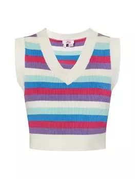 Свитер-жилет myMo, цвет wollweiss mehrfarbig