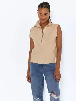 Свитер-жилет Noisy may, бежевый