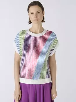 Свитер-Жилет Oui, фиолетовый