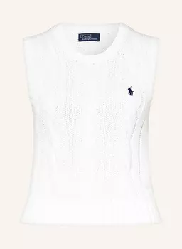 Свитер жилет Polo Ralph Lauren, белый