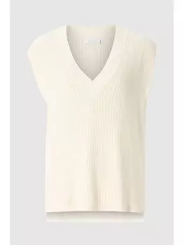 Свитер-жилет Rich & Royal, кремовый