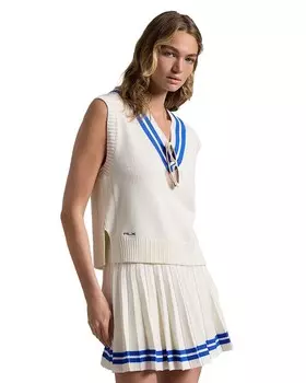 Свитер-жилет RLX Ralph Lauren Cricket, белый