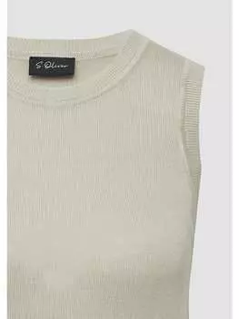 Свитер-жилет s.Oliver BLACK LABEL, бежевый