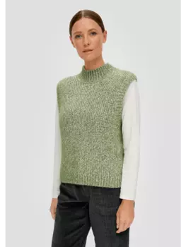 Свитер-жилет s.Oliver, зеленый