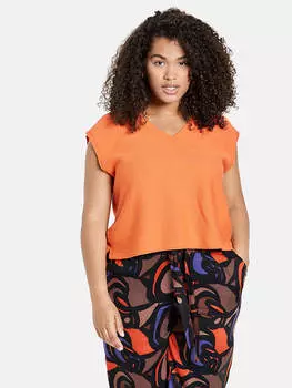 Свитер-жилет SAMOON, оранжевый