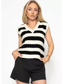 Свитер-жилет SASSYCLASSY, белый