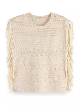 Свитер-жилет Scotch & Soda, бежевый