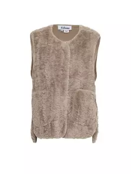 Свитер-жилет Sidona, серо-коричневый