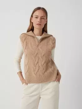 Свитер-жилет Someday, бежевый