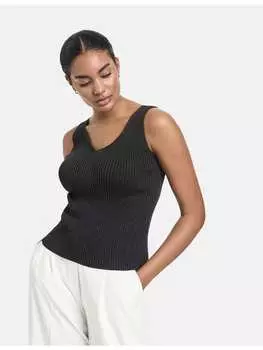 Свитер-жилет TAIFUN, черный