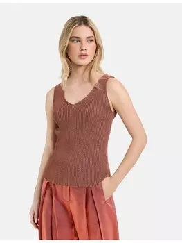 Свитер-жилет TAIFUN, цвет kupfer