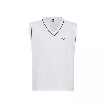 Свитер-жилет TRIGEMA из качественного пике., белый